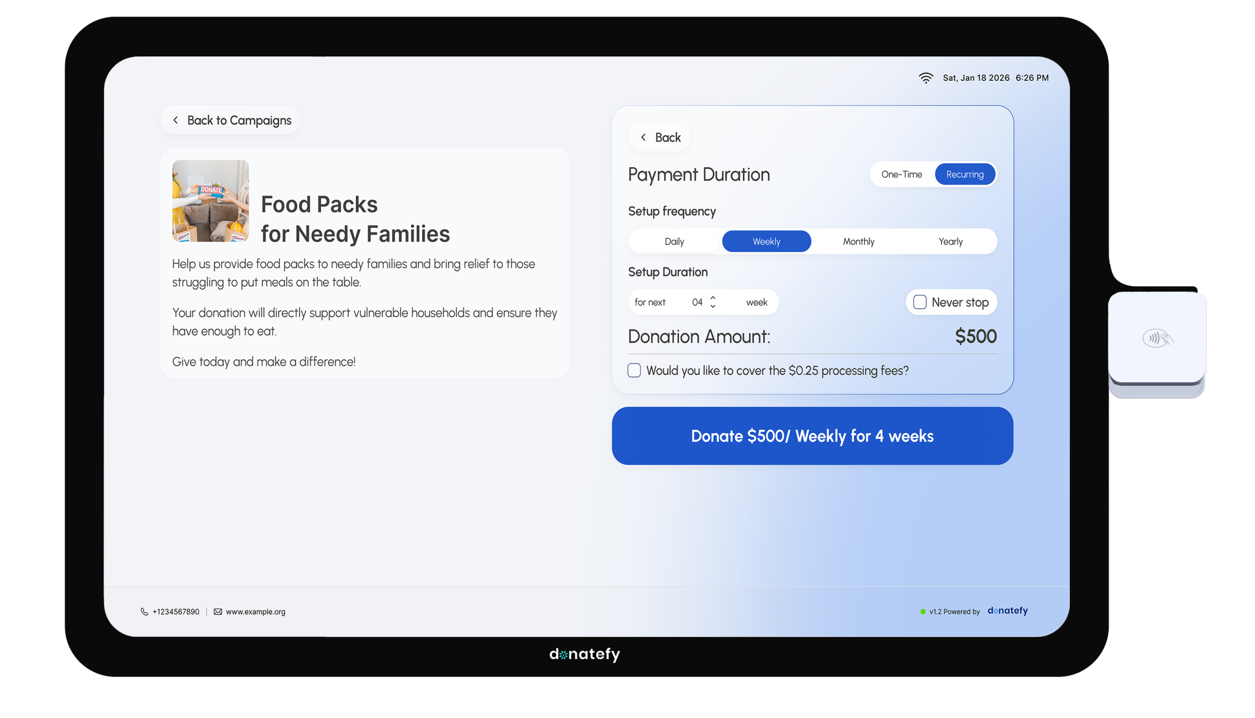 wall mount recurring scaled
